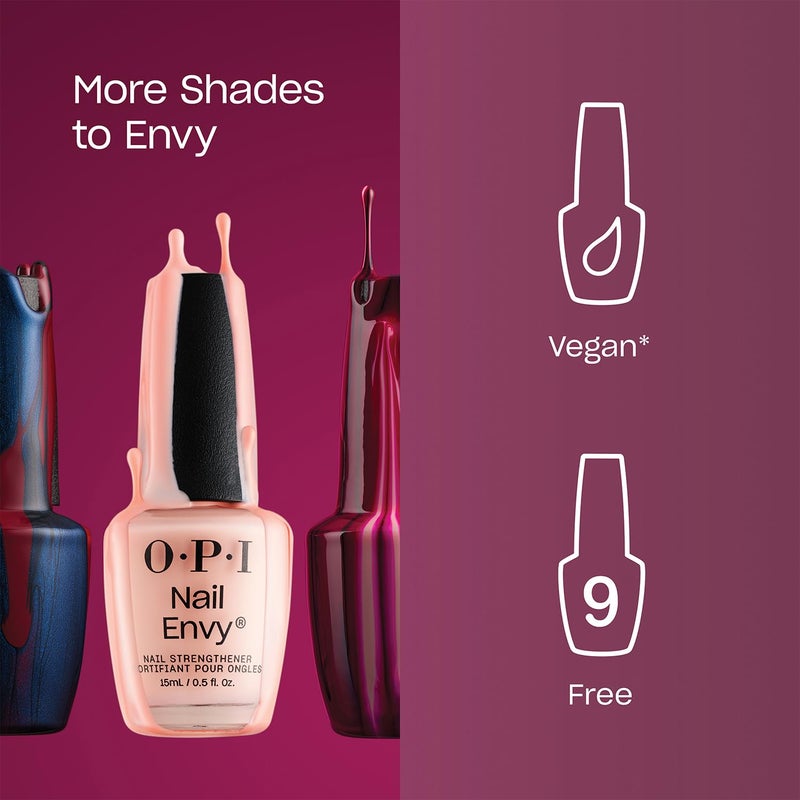 OPI Nail Envy Strengthener Alpine Snow | Opaque Soft White CrÃ¨me Strengthening Nail Polish Treatment | For Weak & Thin Nails - Image 3