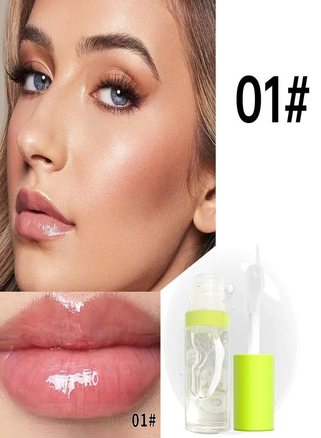 MYUANGO Lip Oil Moisturizing, Hydrating Lip Care Lip Tint, Shiny Lip Glow Vegan Plumping Lip Gloss for Dry Lips (03) - Image 5