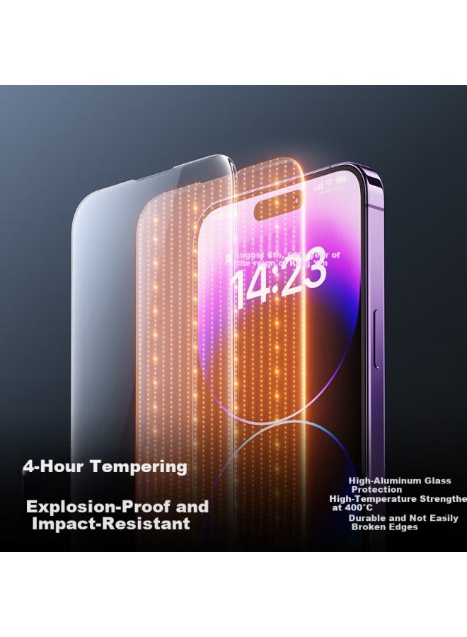 Smartdevil Tempered Glass Screen Protector For Iphone 14 Pro Max, High Definition Anti-explosion Anti-fingerprint Protective Film, Easy Installation Dust-free Installation, 1 Piece - Image 2