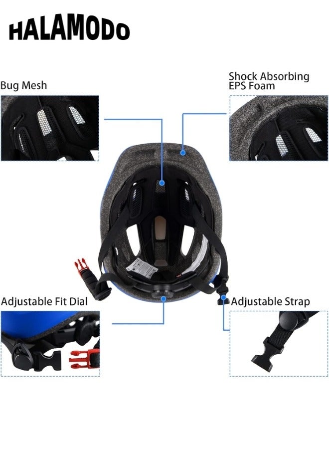 هالامودو خوذة دراجة للأطفال، خوذة طفل صغير، معدات حماية رياضية، خوذة دراجة للأطفال قابلة للتعديل، خوذة دراجة خفيفة للغاية مع 11 فتحة تهوية، مناسبة للأولاد والبنات والأطفال الصغار - Image 4