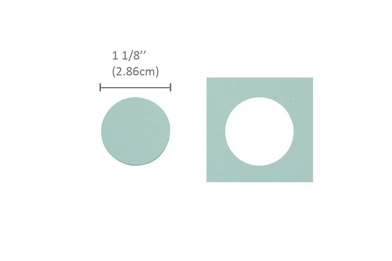 BiraBira Bira Craft 1 1/8 inch Circle 2 Lever Action Craft Punch for Paper Crafting Scrapbooking - Image 2