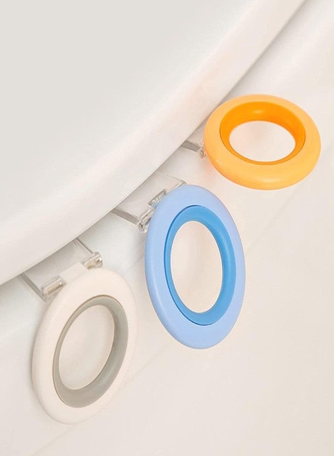 Jaimin Creation Plastic Toilet Lid Lifter - Portable Self-Adhesive Handle, Seat Holder Clip Up, Avoid Contact Door Handle (1 Pc's), Multi - Image 1