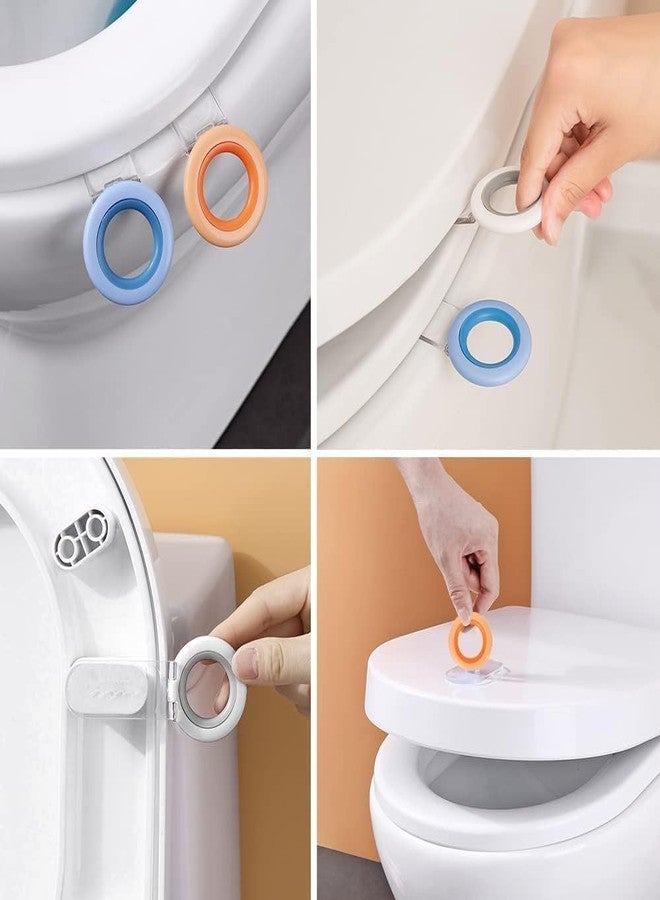 Jaimin Creation Plastic Toilet Lid Lifter - Portable Self-Adhesive Handle, Seat Holder Clip Up, Avoid Contact Door Handle (1 Pc's), Multi - Image 3