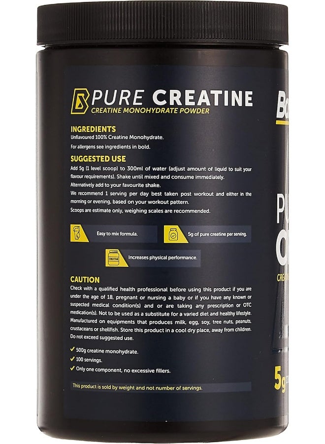 Basix Performance Pure Creatine Unflavored Supplement 500g