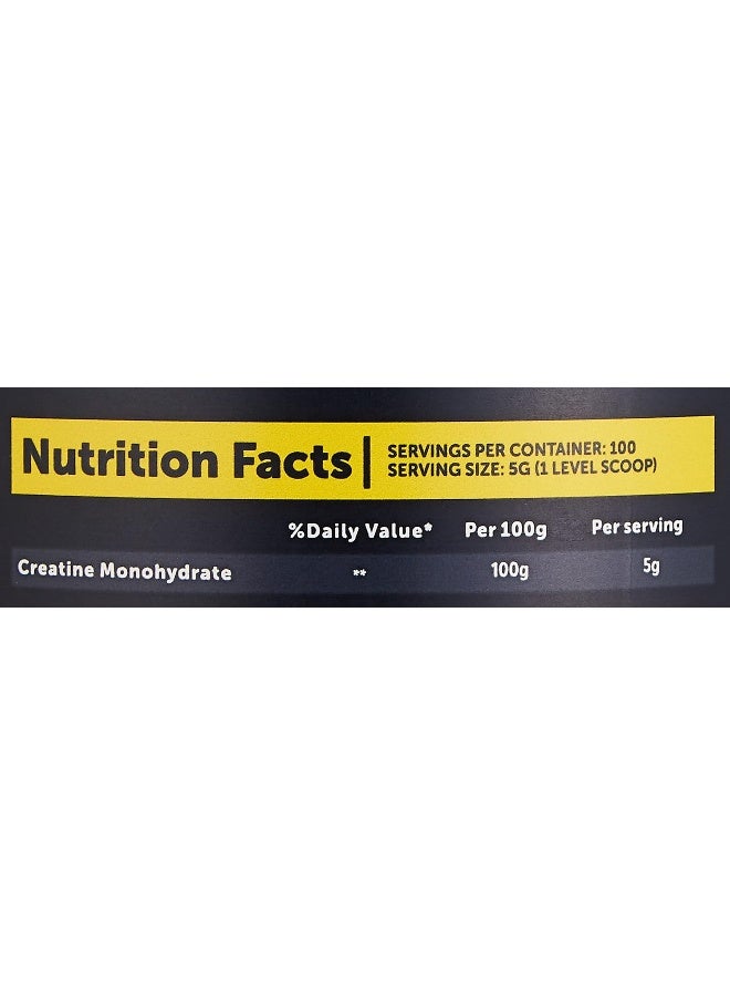Basix Performance Pure Creatine Unflavored Supplement 500g