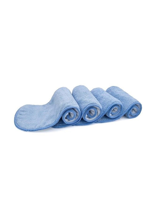 SOFTSPUN - Microfiber 4 Layer Baby Diaper Inserts For Cloth Diaper Pocket Diaper Set Of 4 Large Age 4 30 Months Washable Reusable Ultra Absorbent Super Soft & Comfortable For Babies. - Image 1
