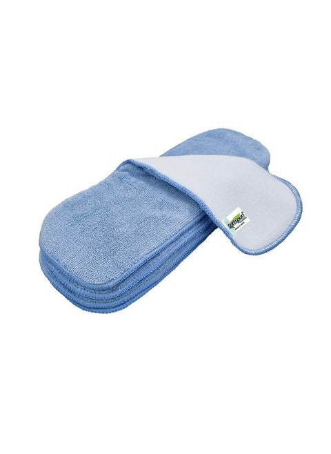 Microfiber 4 Layer Baby Diaper Inserts For Cloth Diaper Pocket Diaper Set Of 4 Large Age 4 30 Months Washable Reusable Ultra Absorbent Super Soft & Comfortable For Babies.
