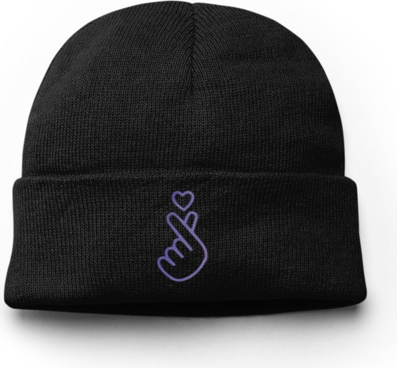 Fuddy Moda Bts Printed Outdoor Foldable Beanie, K Pop Sign Printed Camisole Winter Hat  - Image 4