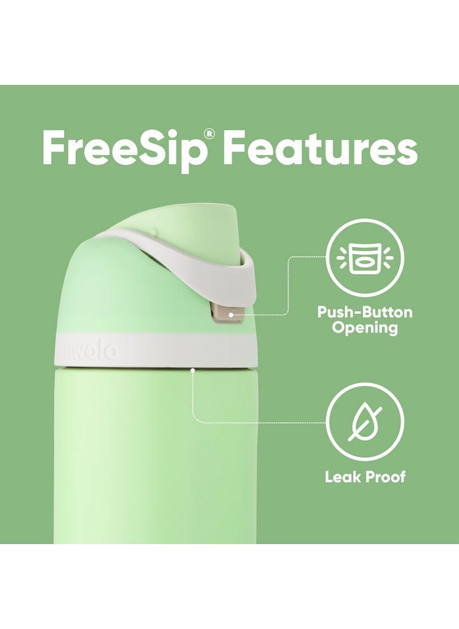 Owala Owala Star Wars FreeSip Insulated Stainless Steel Water Bottle with Straw for Sports and Travel, BPA-Free, 24-Ounce, Stronger Than You Think, Green  - Image 4