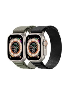 FARROBIZZ Alpine Loop Nylon Band Compatible with Apple Watch Ultra Band 49mm Men Women, Adjustable Metal C-Hook Strap for iWatch Series Ultra/SE/8/7/6/5/4  - Image 2