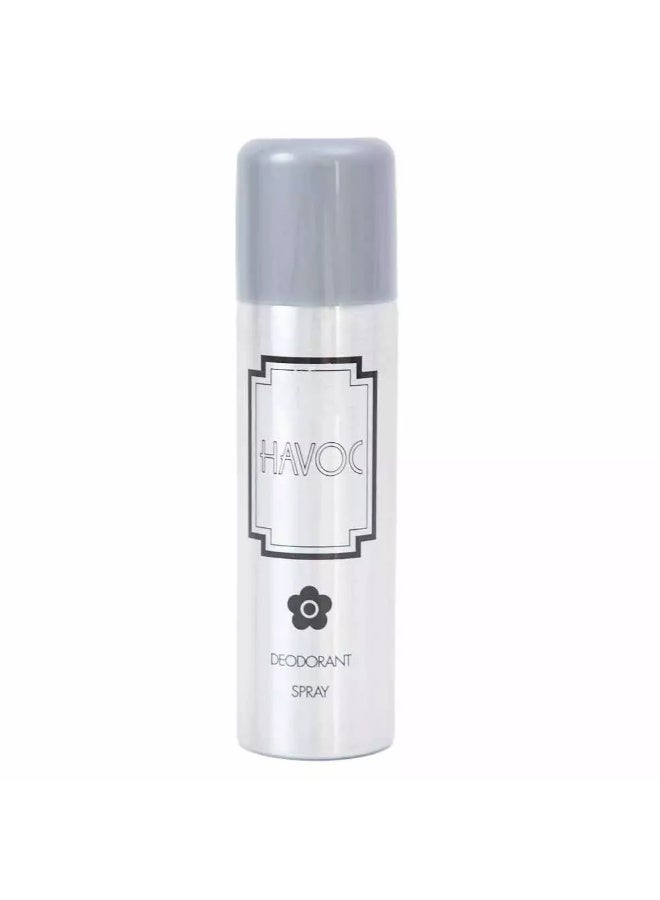 Havoc Silver Deodorant Spray For Men (200ml) - Image 2