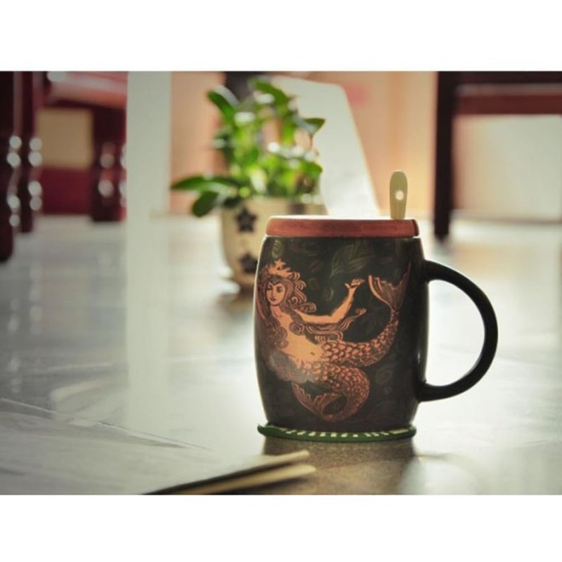 Natural Wooden Mug Lid with Spoon Hole 3 Pack Easy to Clean Keeps Drinks Warm - Image 4