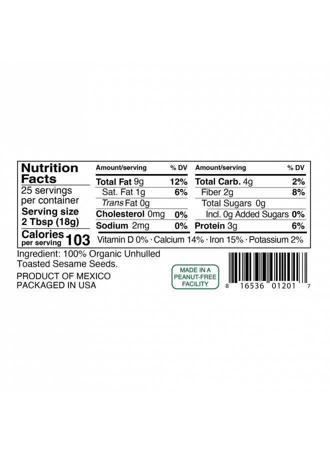 Kevala Organic Toasted Sesame Seeds 1Lb - Image 3