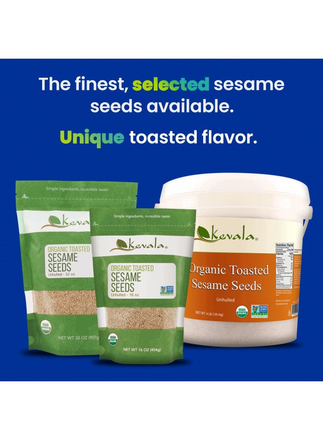 Kevala Organic Toasted Sesame Seeds 1Lb - Image 5