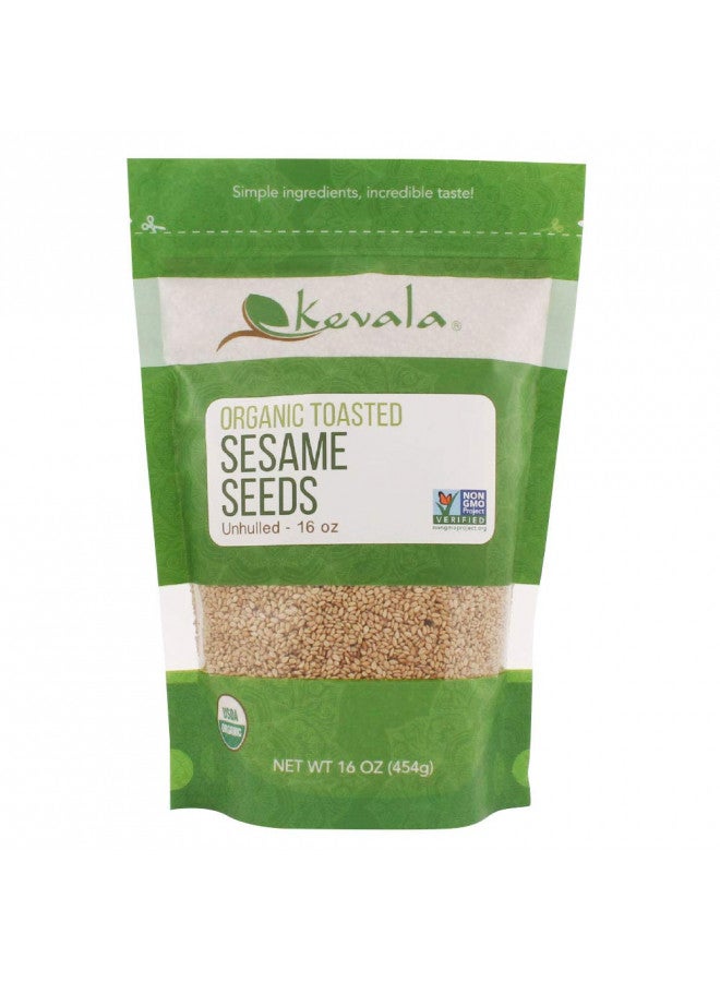 Kevala Organic Toasted Sesame Seeds 1Lb - Image 1
