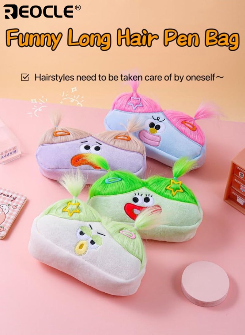 ريوكل حافظة أقلام رصاص للأطفال بتصميم كرتوني فاخر مع تفاصيل زخرفية ثلاثية الأبعاد منظم واسع وممتع للقرطاسية اليومية والأغراض الصغيرة أثناء التنقل - Image 2