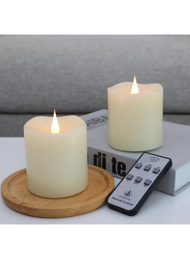TECHLONG 3 in flameless Candles Set of 2 - Image 1