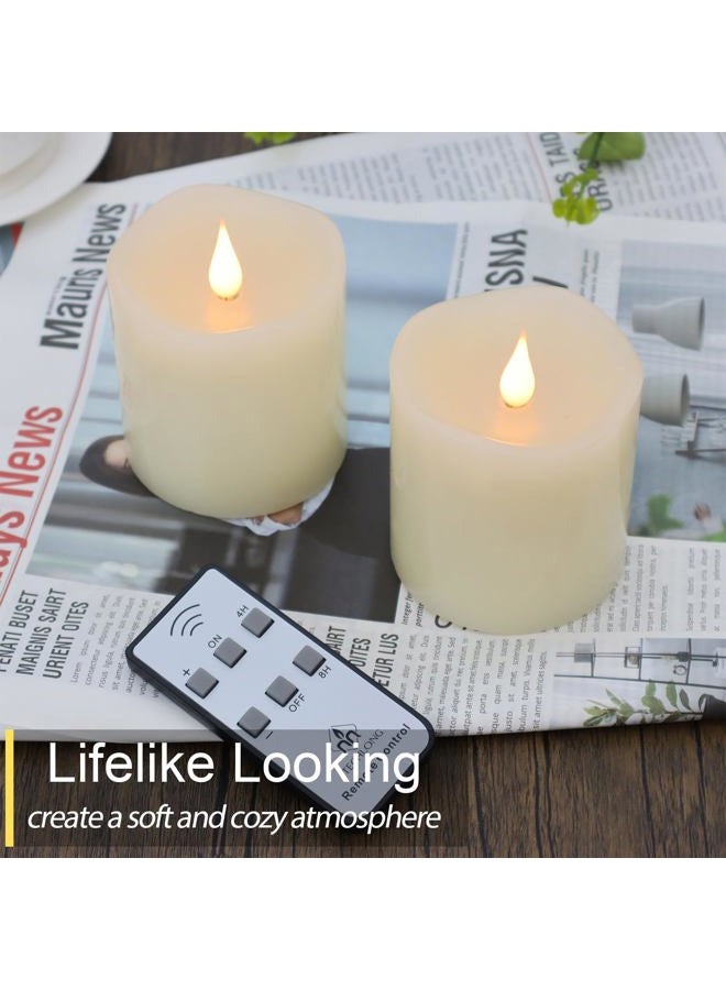 TECHLONG 3 in flameless Candles Set of 2 - Image 3