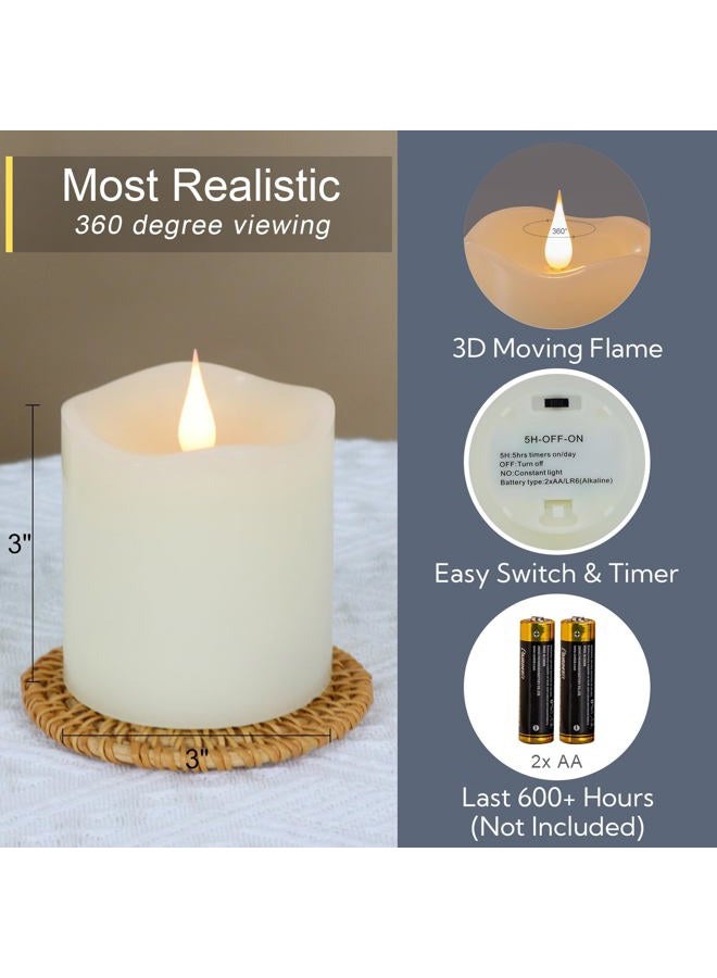 TECHLONG 3 in flameless Candles Set of 2 - Image 2
