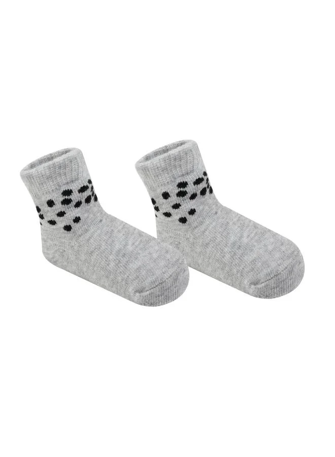 لونا وليلي طقم من 6 قطع - جوارب قطنية للكاحل للأطفال الرضع