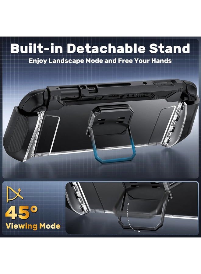 daydayup Carrying Protective Case Compatible with Nintendo Switch 2, Dockable Switch 2 Cover with Detachable Metal Bracket and Strap for Power Bank, Comprehensive Protection - Image 4