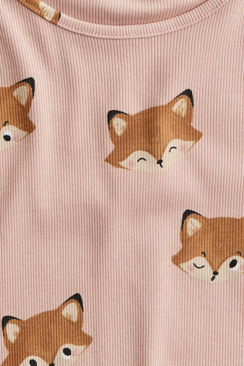 H&M Printed Jersey Top