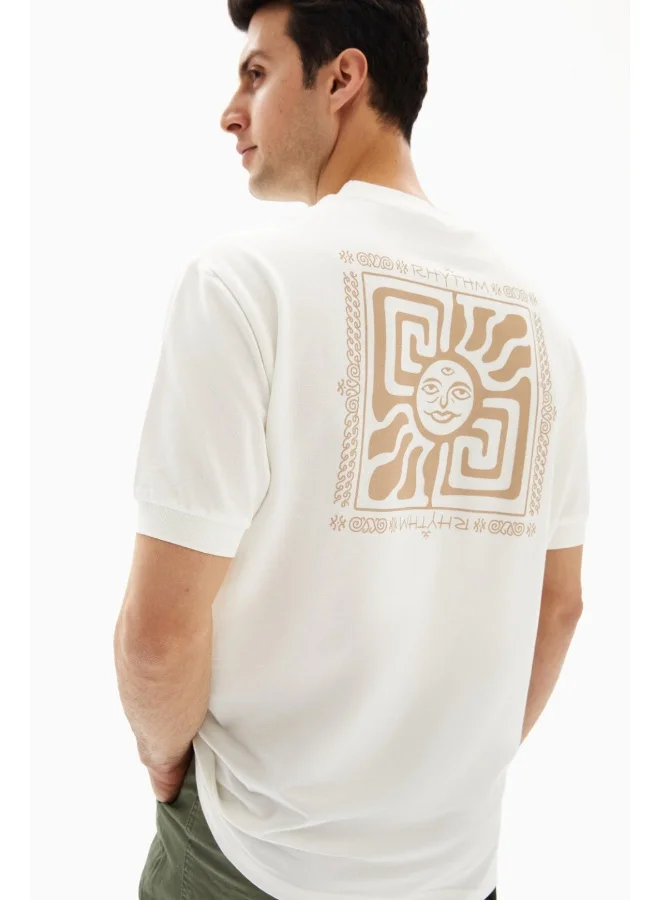 Wecre8 White Bohemian Printed T-shirt