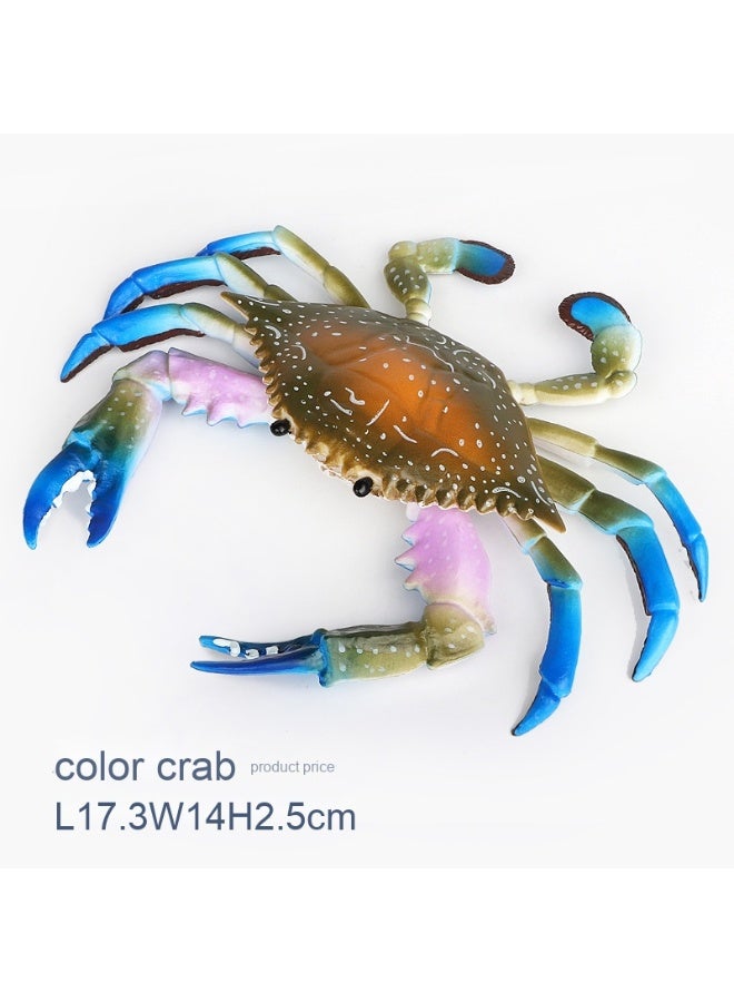 NIBEMINENT Realistic Ocean Animal Model - Blue Crab Toy
