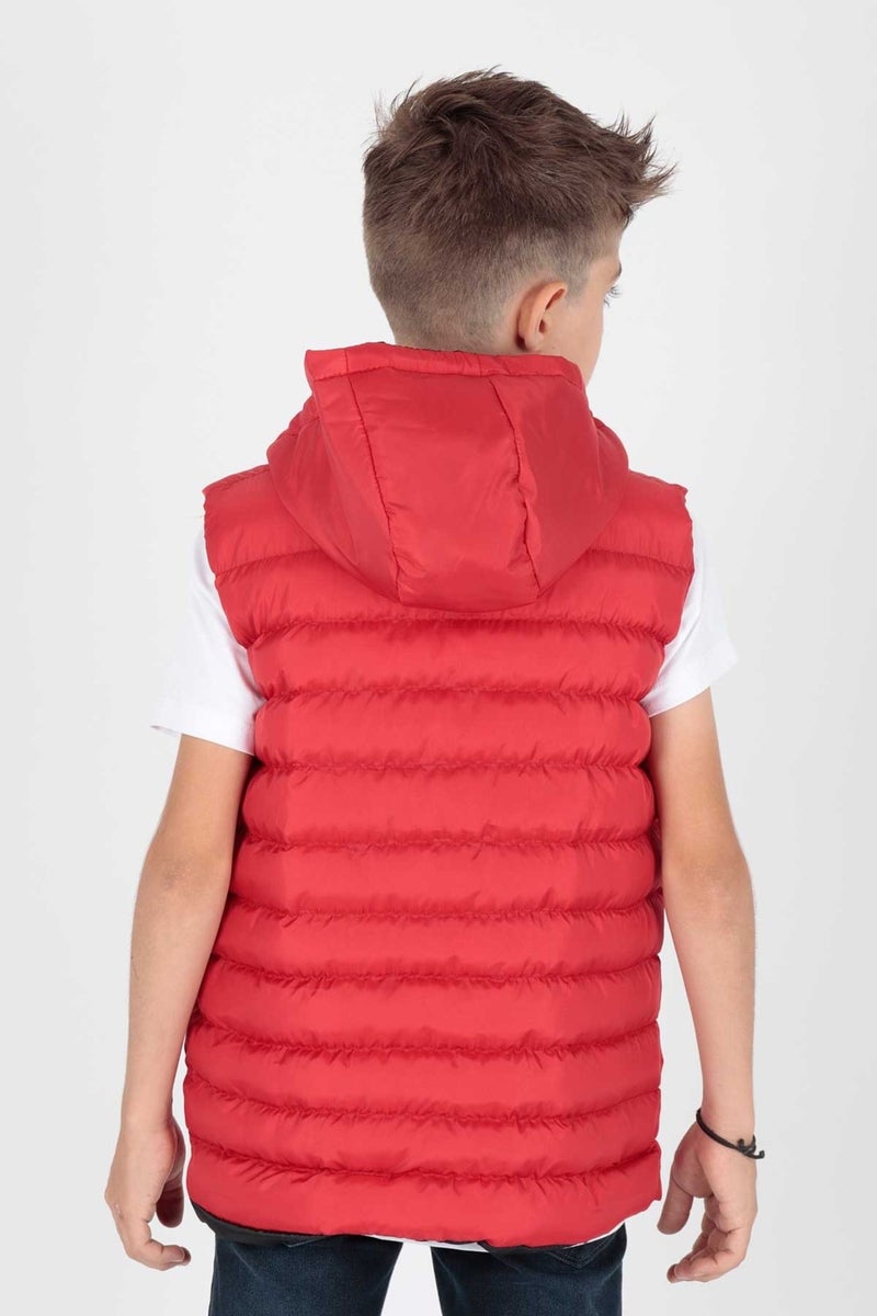 Ahenk Kids AHENGİM BOYS CHILDREN VEST BOYS CHILDREN HOODED PUFF VEST AK215051 - Image 2