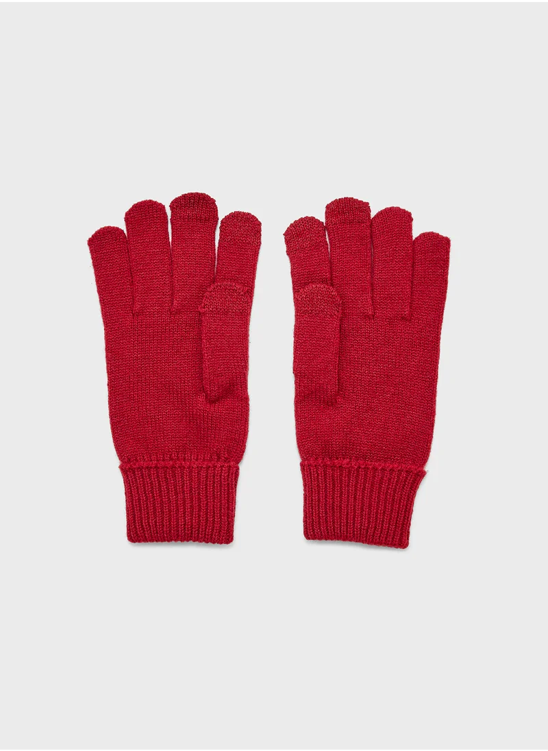 Ginger Knitted Winter Glove