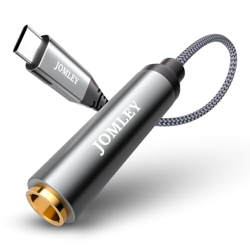 JOMLEY USB C to 1/4 Headphone Adapter 20CM, 1/4 Inch 6.35mm TRS Female to USB C Stereo Jack Headphone Adapter Cable for Amplifiers, Mixers, Home Theater, Smartphones, Laptops - Image 1