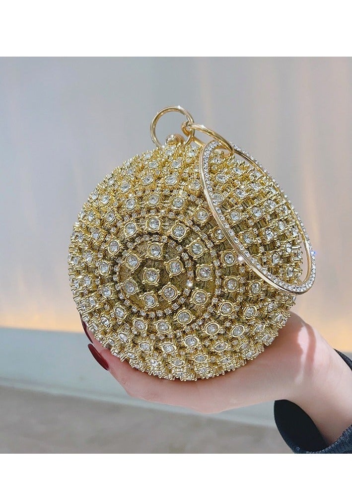 LisaAn Stone Embellished Clutch Golden Diamond 15*15*15 Cm - pzsku/ZD69716259BE7816C0B16Z/45/_/1724381172/175fa43e-560d-4493-8d75-16324ac383f9