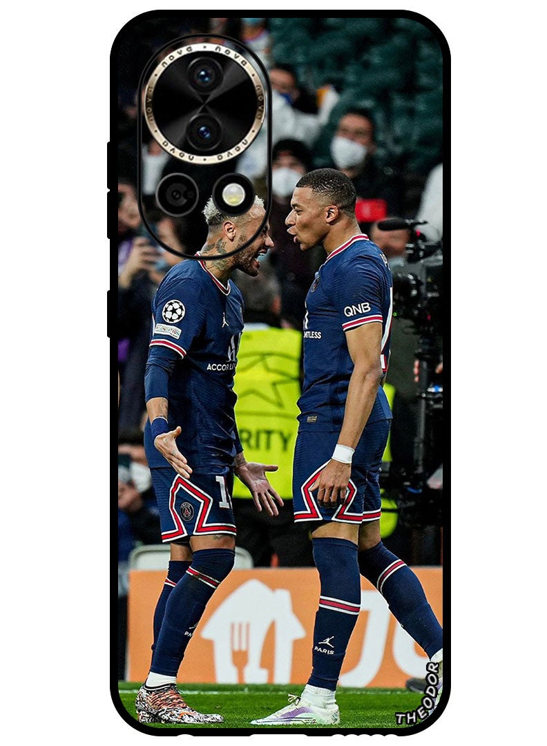 Theodor Protective Case Anti Scratch Shock Proof Bumper Cover For Huawei Nova 12 Ultra Mbappe and Neymar 2 - Image 1