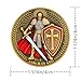 Leabet 5Pcs Armor of God Christian Challenge Coin DoubleSided Zinc Alloy Collectible with Antique Finish Multicolor Featuring Ephesians 611 - Image 4