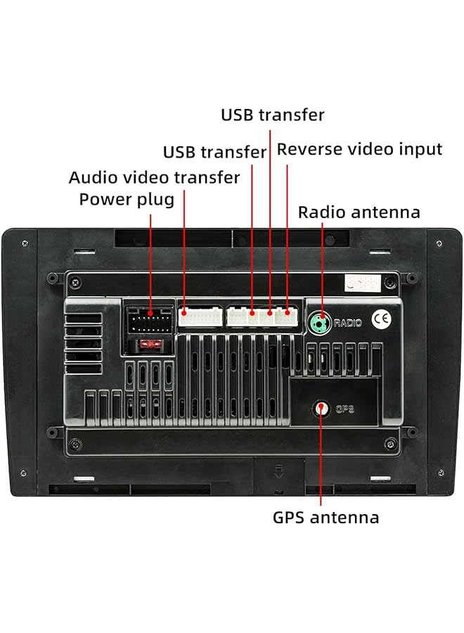 Jiawu Car Radio Player Hands- 9 Inch Car Multimedia Player 2 Din Stereo High Efficiency Safer Parking Universal With Backup Camera (2Gb+32Gb) - Image 3