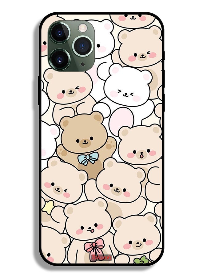 Tolwak Apple iPhone 11 Pro Max Protective Case Bears Pattern - Image 2