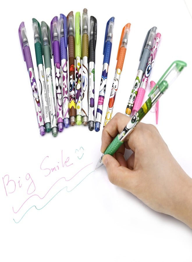 سينتوس قلم جل معطر من سينتوس - معدني - 24 قطعة - Image 5