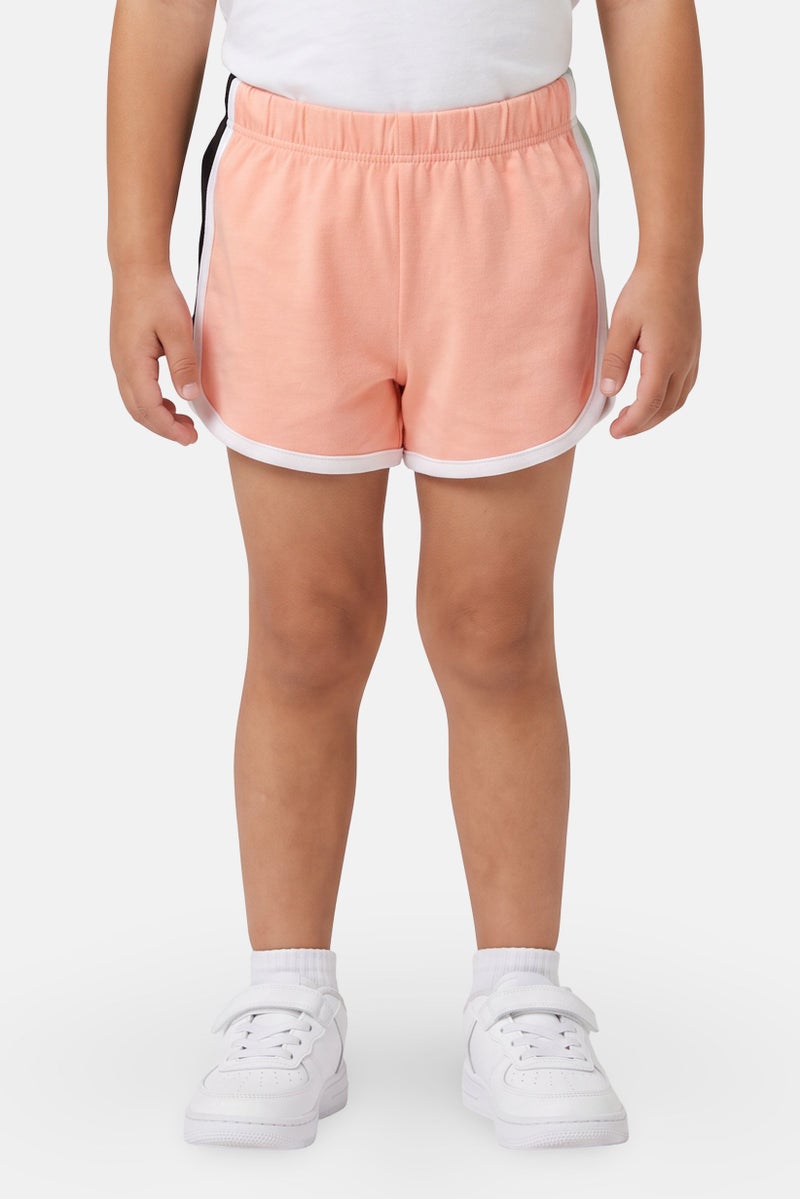The Children's Place Toddlers Girl 5 Pcs Solid Basic Shorts, Multicolor - Image 1