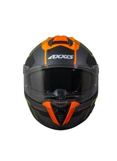 AXXIS HELMET AXXIS FF122SV HAWK SV SPEAR B4 MATT FLUOR ORANGE  - Image 1
