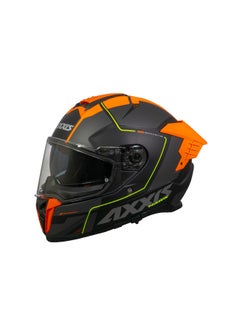 AXXIS HELMET AXXIS FF122SV HAWK SV SPEAR B4 MATT FLUOR ORANGE  - Image 3