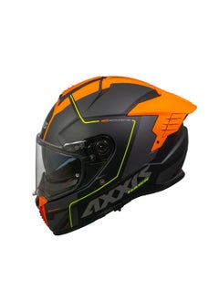 AXXIS HELMET AXXIS FF122SV HAWK SV SPEAR B4 MATT FLUOR ORANGE  - Image 4