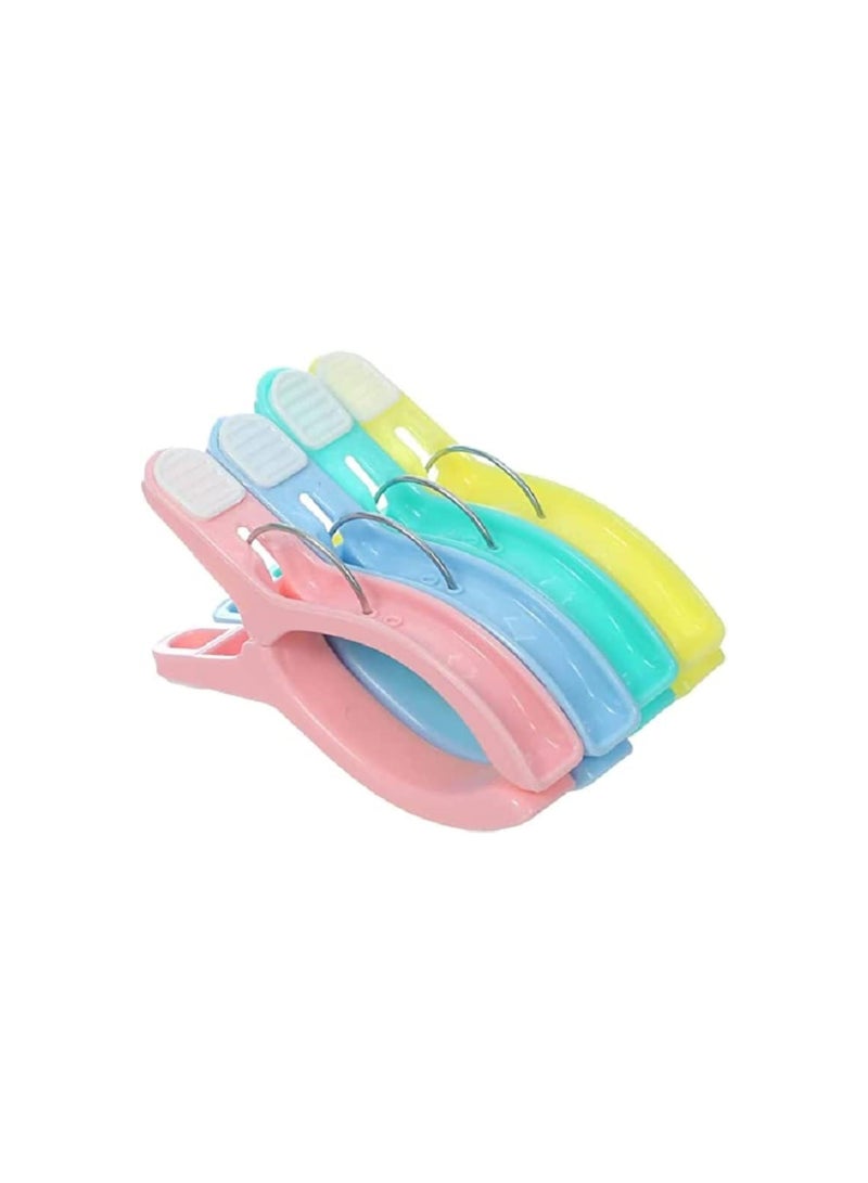 Baku Plastic Laundry Clips for Plastic Blankets, 4 Pieces - Multicolor 067005