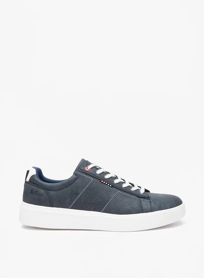 Lee Cooper Men'S Textured Casual Sneakers With Lace-Up Closure