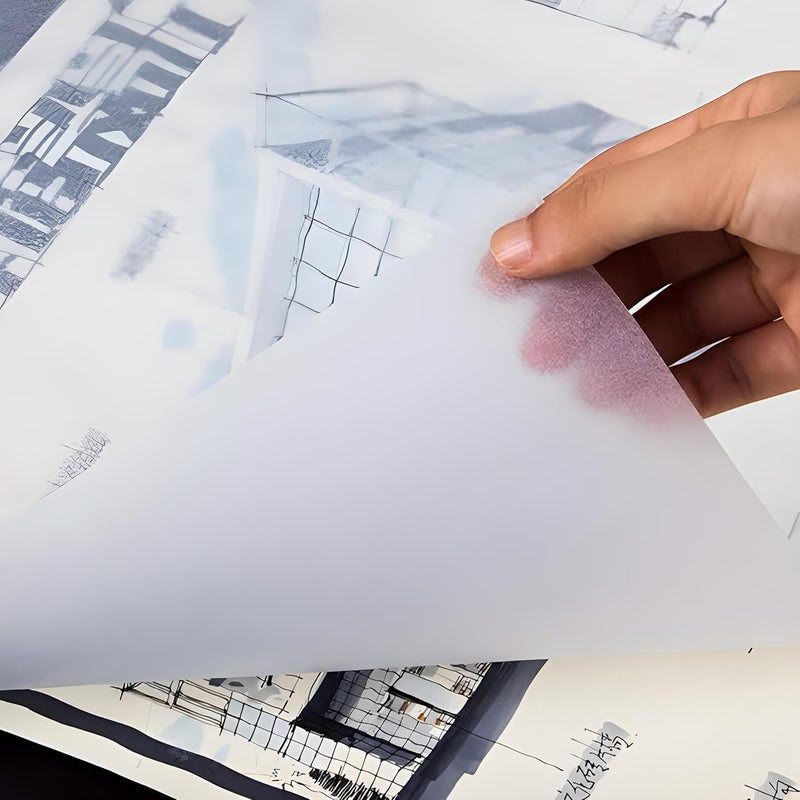 OPENFIRST ® A3 Size Tracing Butter Finest Paper A3 Size 100 GSM Premium Tracing Quality, Pack of 20 Sheets - Image 1