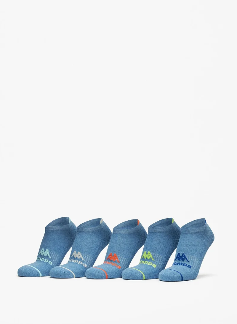 Kappa 5 Pack Logo Ankle Socks