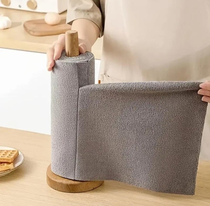 بي كير  فوطة منشفة ميكروفايبر من بي كير (متعدد الاستخدام) 25 × 25 سم رول 20 قطعه (2 رول) - Image 2