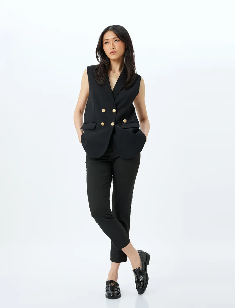 كوتون Cigarette Pants