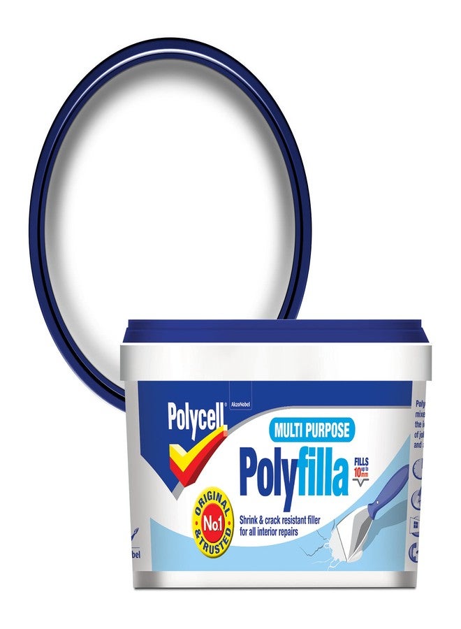 Polycell PLCMPPR600GS Multi Purpose Polyfilla Ready Mixed, 600 g, Off-White - Image 1