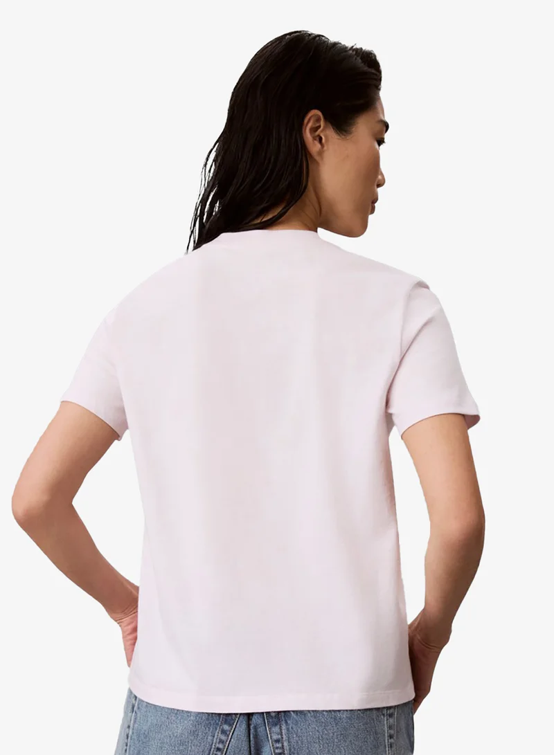 Calvin Klein Jeans  Glitter Monogram T-shirt for Women | Best Price UAE