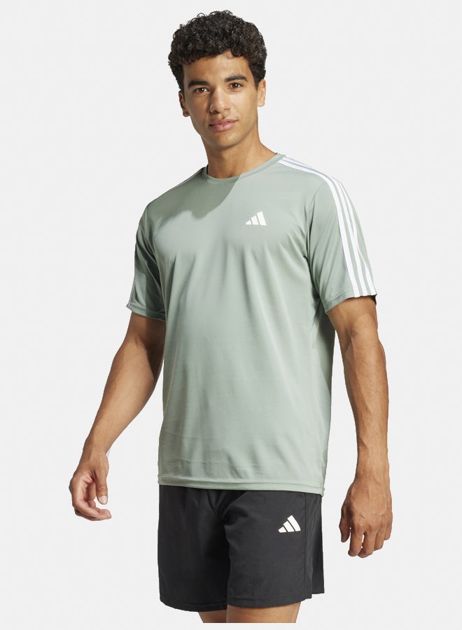 Adidas train essentials base 3-stripes training men's t-shirt  - Image 1